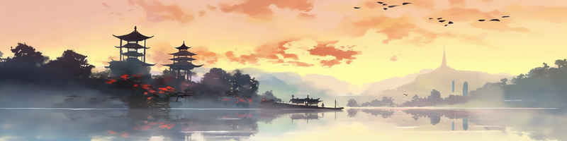 杭州西湖十景雷峰夕照,插画/手绘图,插画/手绘图库,插画/手绘图下载,插画/手绘